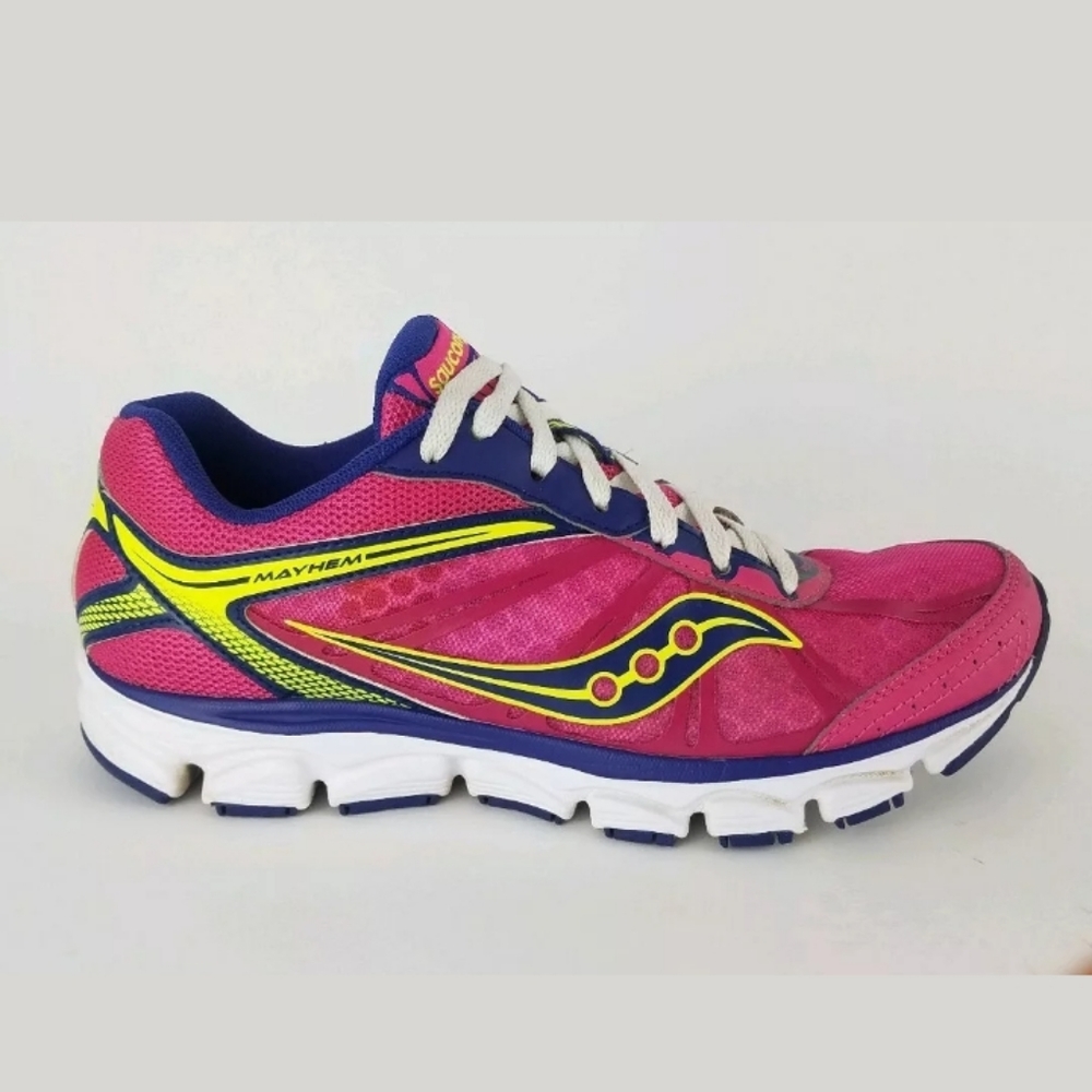 Saucony Mayhem Women Size: 8.5 Purple Blue Pink